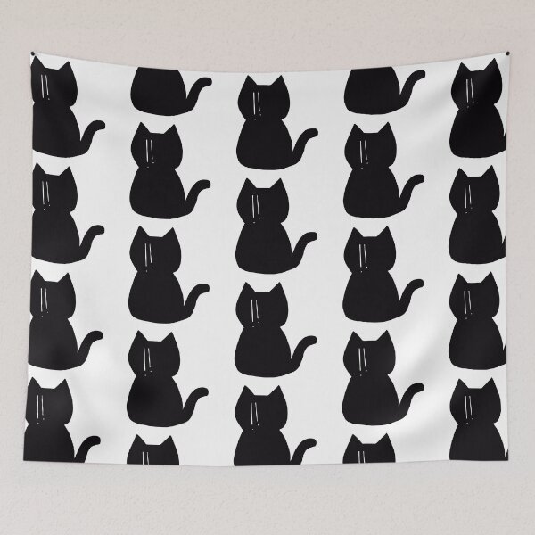 Item preview, Black cat backside  designed and sold by FashionN5.