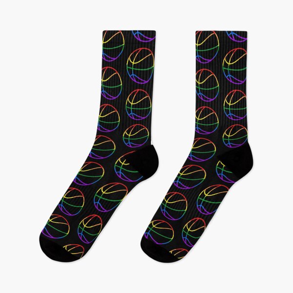 Item preview, Rainbow Abstract LGBT+ Pride Flag Basketball Outline Sports designed and sold by cashewdays.