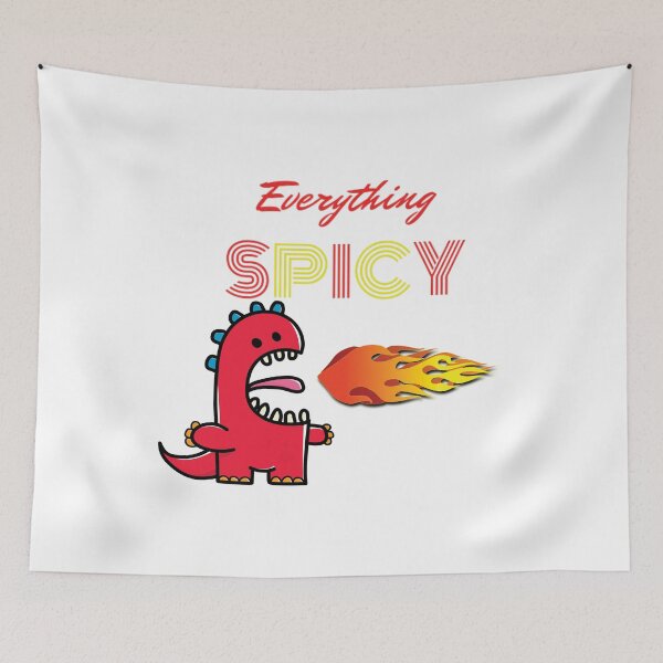 Item preview, Everything Spicy - dragon art designed and sold by Kinkalow.