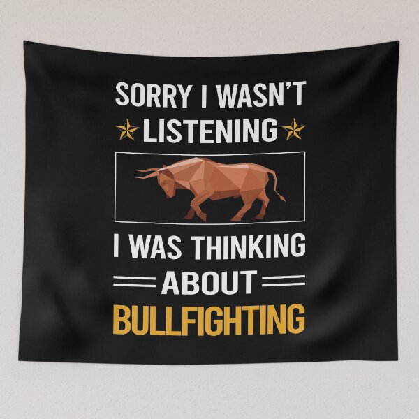 Item preview, Funny Listening Bullfighting Bullfight Bullfighter designed and sold by fatherbarliman.