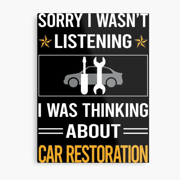 Item preview, Funny Listening Car Restoration designed and sold by fatherbarliman.