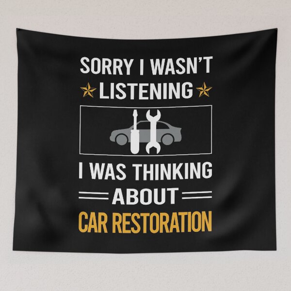 Item preview, Funny Listening Car Restoration designed and sold by fatherbarliman.
