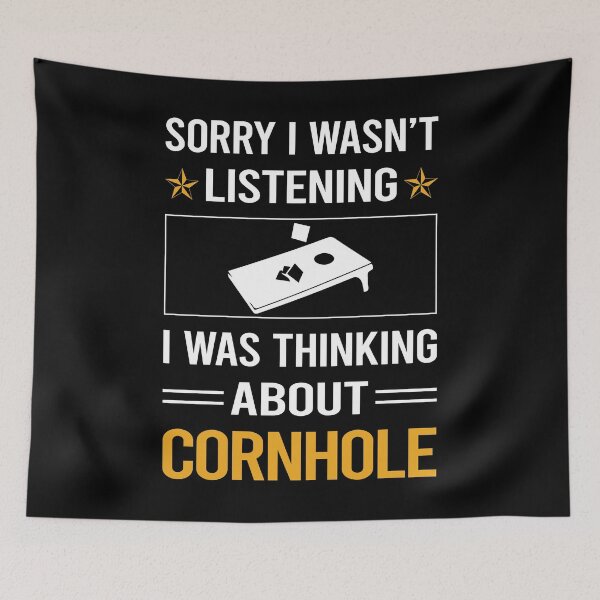 Item preview, Funny Listening Cornhole designed and sold by fatherbarliman.