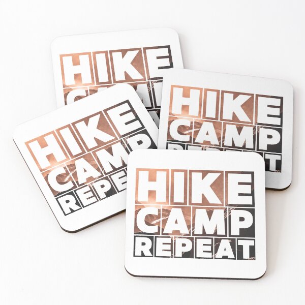 Item preview, Hike Camp Repeat, Funny Workout designed and sold by SoonSeen.