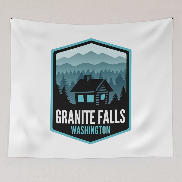 Item preview, Granite Falls Washington Mountain Town Cabin designed and sold by HalpinDesign.