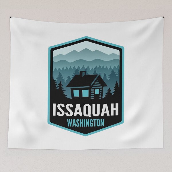 Item preview, Issaquah Washington Mountain Town Cabin designed and sold by HalpinDesign.