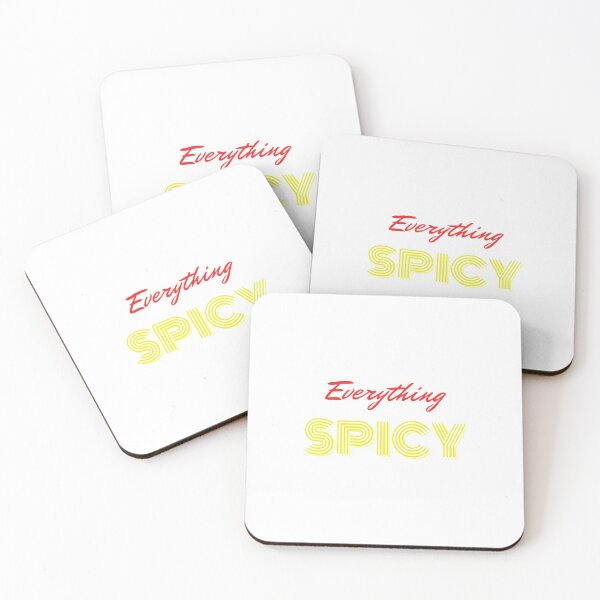 Item preview, Everything Spicy - words designed and sold by Kinkalow.