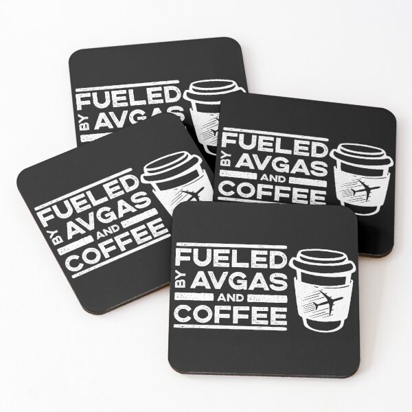 Item preview, Fueled by Caffeine and Avgas designed and sold by VFRZone.