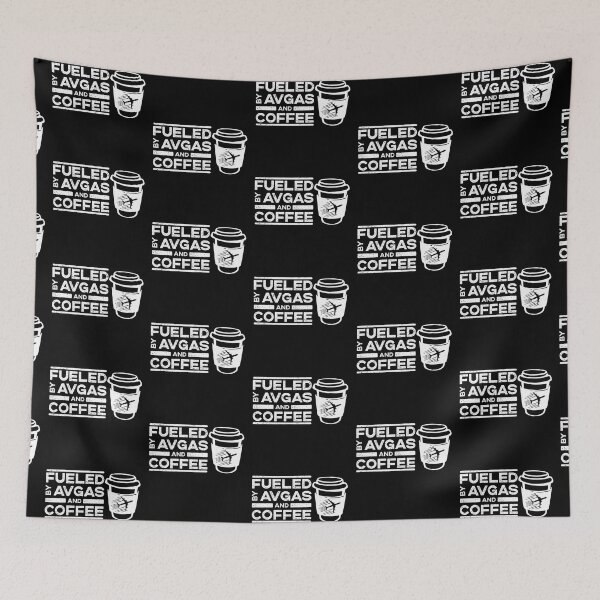 Item preview, Fueled by Caffeine and Avgas designed and sold by VFRZone.