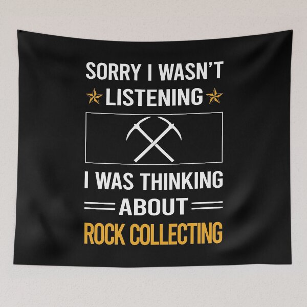 Item preview, Funny Listening Rock Collecting Rocks Rockhound Rockhounding designed and sold by jiggleterrified.