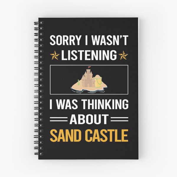 Item preview, Funny Listening Sand Castle designed and sold by jiggleterrified.