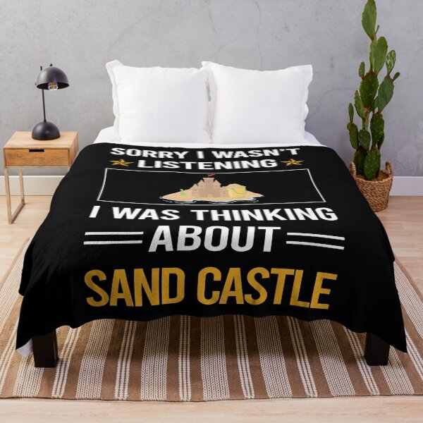 Item preview, Funny Listening Sand Castle designed and sold by jiggleterrified.