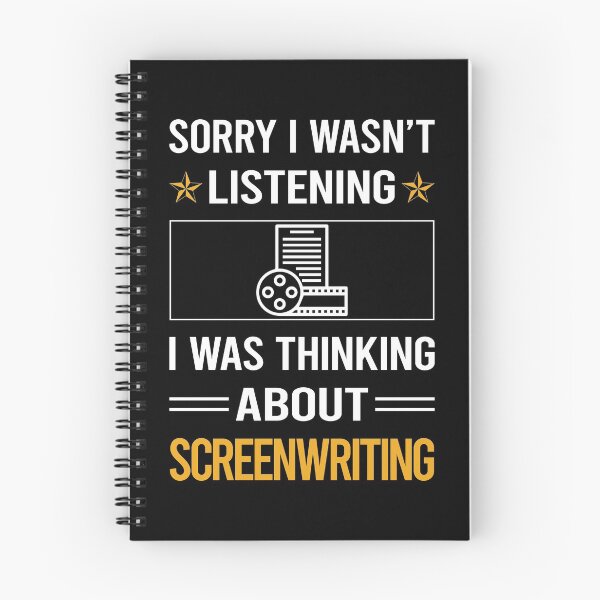 Item preview, Funny Listening Screenwriting Screenwriter designed and sold by jiggleterrified.
