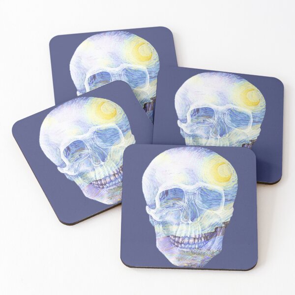 Item preview, Starry Night Skull designed and sold by Moonfired-Artfx.