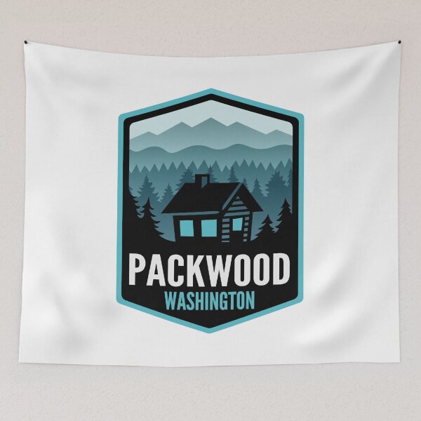 Item preview, Packwood Washington Mountain Town Cabin designed and sold by HalpinDesign.