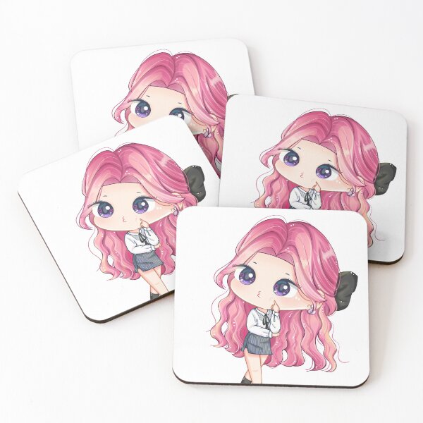 Item preview, IZ*ONE Sakura Pink Kkura Chibi Fanart designed and sold by snowvy.