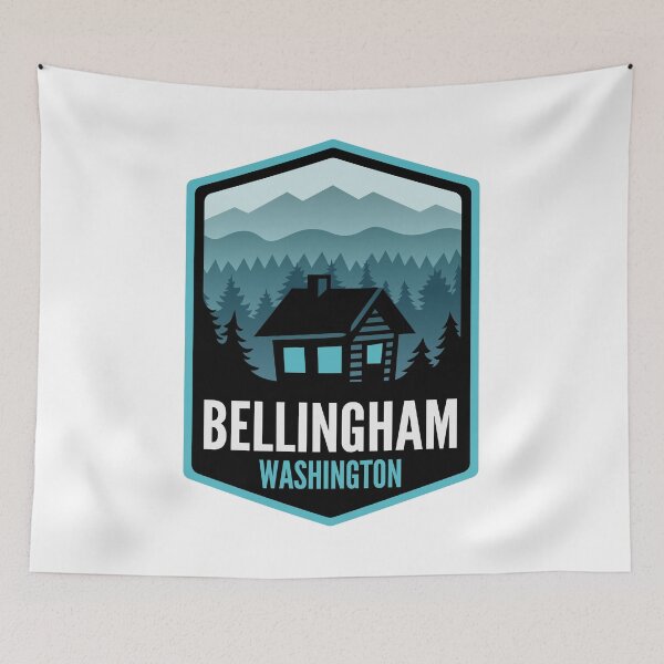 Item preview, Bellingham Washington Mountain Town Cabin designed and sold by HalpinDesign.