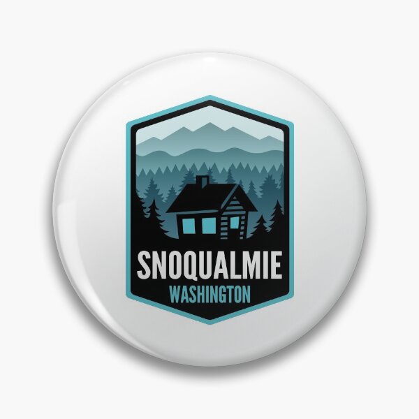 Item preview, Snoqualmie Washington Mountain Town Cabin designed and sold by HalpinDesign.