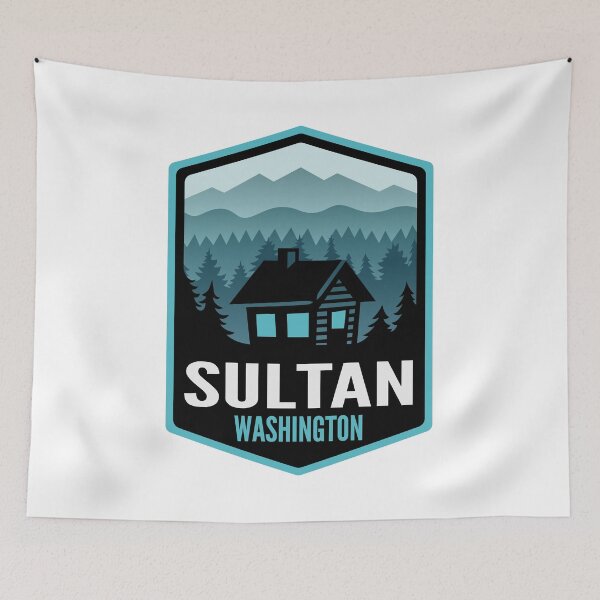 Item preview, Sultan Washington Mountain Town Cabin designed and sold by HalpinDesign.