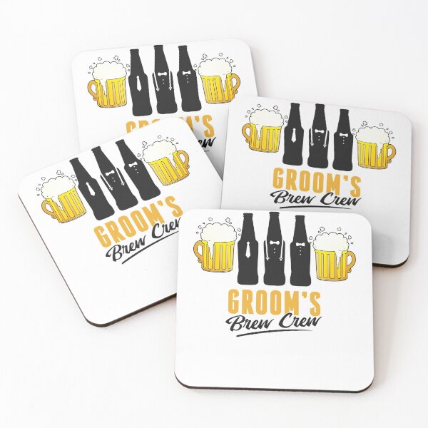 Item preview, Groom's Brew Crew designed and sold by Thanineemedia.