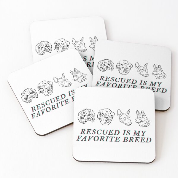 Item preview, Rescued is My Favorite Breed  designed and sold by baajuu.