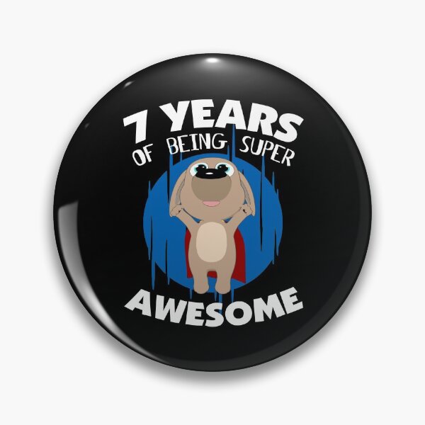 Artikelvorschau, Super Welpe - 7 Jahre Super Awesome 7. Geburtstag entworfen und verkauft von onicon.