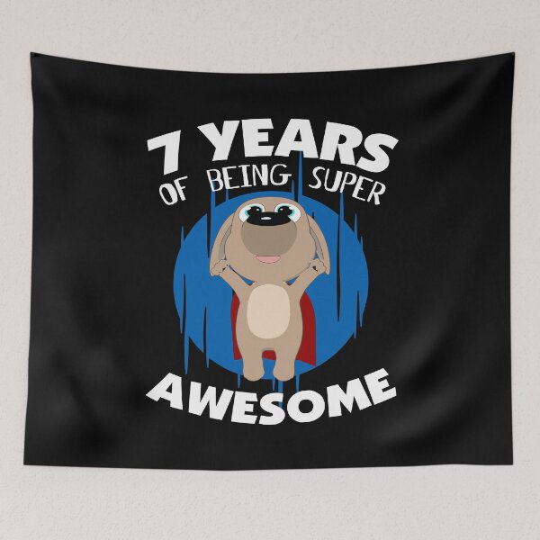 Artikelvorschau, Super Welpe - 7 Jahre Super Awesome 7. Geburtstag entworfen und verkauft von onicon.