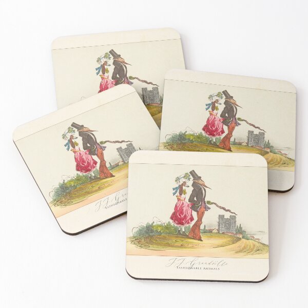 Item preview, JJ Grandville: Fashionable Animals designed and sold by ebrawne.
