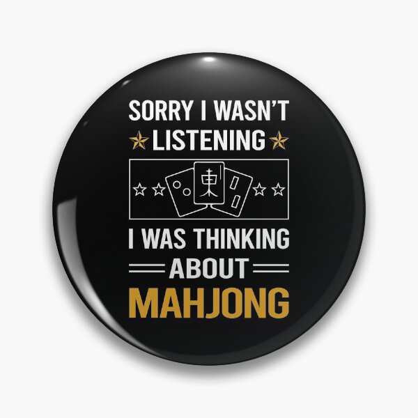 Item preview, Funny Listening Mahjong Majong Mah Jong Mah Jongg designed and sold by RandalDavis.