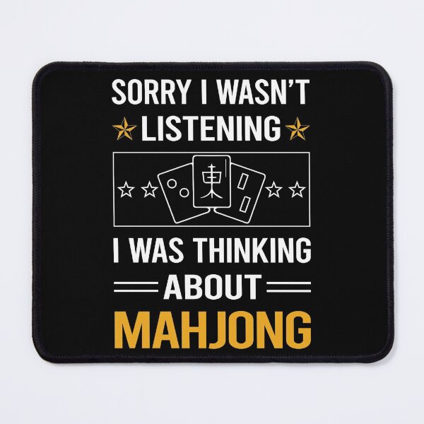 Item preview, Funny Listening Mahjong Majong Mah Jong Mah Jongg designed and sold by RandalDavis.