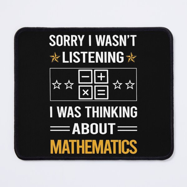 Item preview, Funny Listening Mathematics Math Maths designed and sold by RandalDavis.