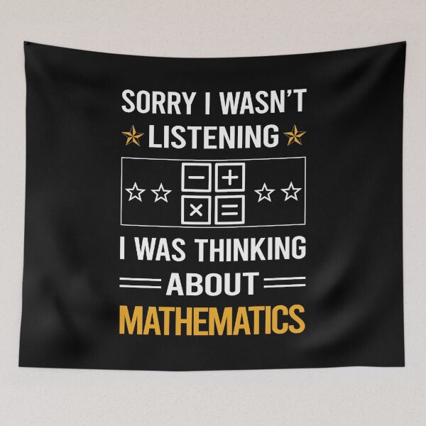 Item preview, Funny Listening Mathematics Math Maths designed and sold by RandalDavis.
