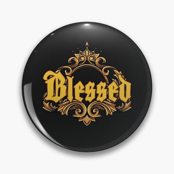 Item preview, Blessed - Golden Crown Gothic designed and sold by Chubuter.