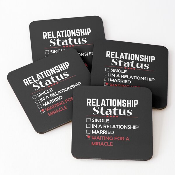 Item preview, Relationship status waiting for a miracle. designed and sold by Awesigns.