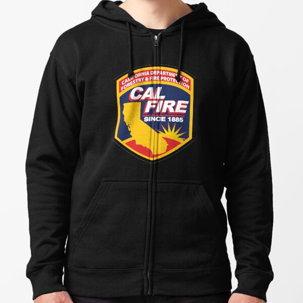 Cal Fire Logo Essential T-Shirt Zipped Hoodie