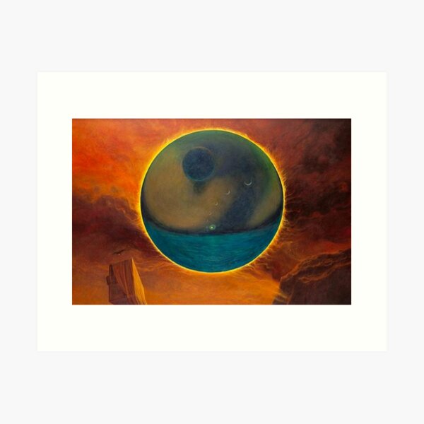 Item preview, Untitled. Zdzisław Beksiński - moon (1975 ) designed and sold by For-Evere05.