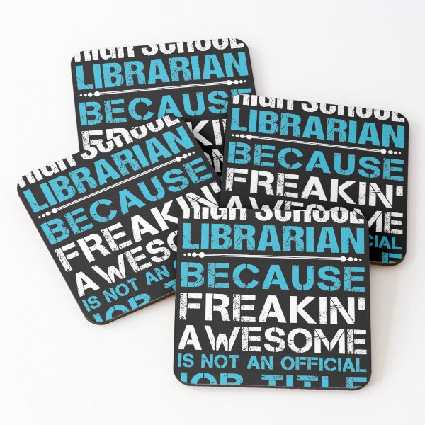 Item preview, High School Librarian T Shirt - Freaking Awesome Job Gift Item Tee designed and sold by oetate4774.