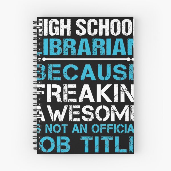 Item preview, High School Librarian T Shirt - Freaking Awesome Job Gift Item Tee designed and sold by oetate4774.