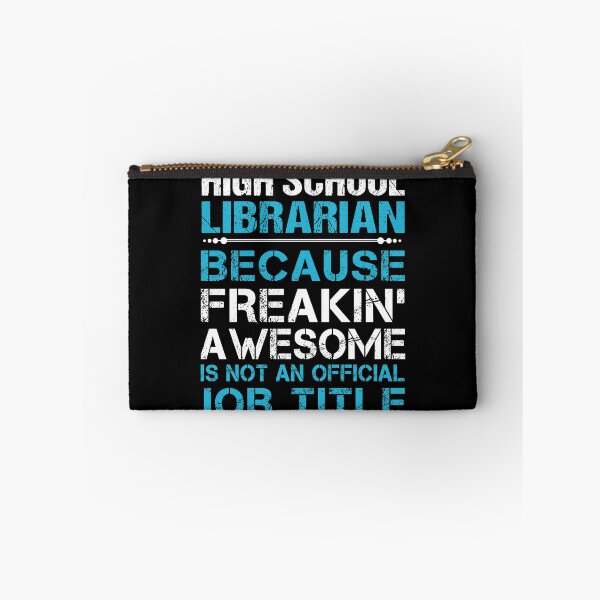 Item preview, High School Librarian T Shirt - Freaking Awesome Job Gift Item Tee designed and sold by oetate4774.