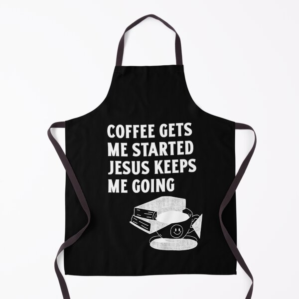 Item preview, COFFEE GETS ME STARTED JESUS KEEPS ME GOING designed and sold by RetroPlaceee.