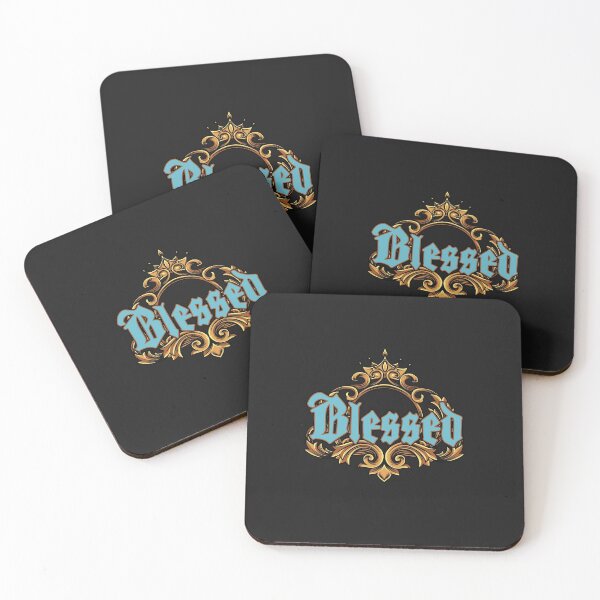 Item preview, Blessed - Golden Crown Gothic Blue designed and sold by Chubuter.