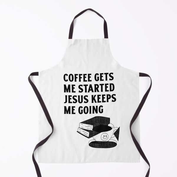 Item preview, COFFEE GETS ME STARTED JESUS KEEPS ME GOING designed and sold by RetroPlaceee.