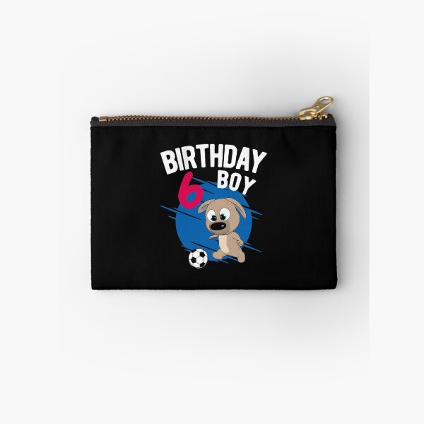 Aperçu de l'œuvre Anniversaire Garçon 6 Ans - Pup Soccer créée et vendue par onicon.
