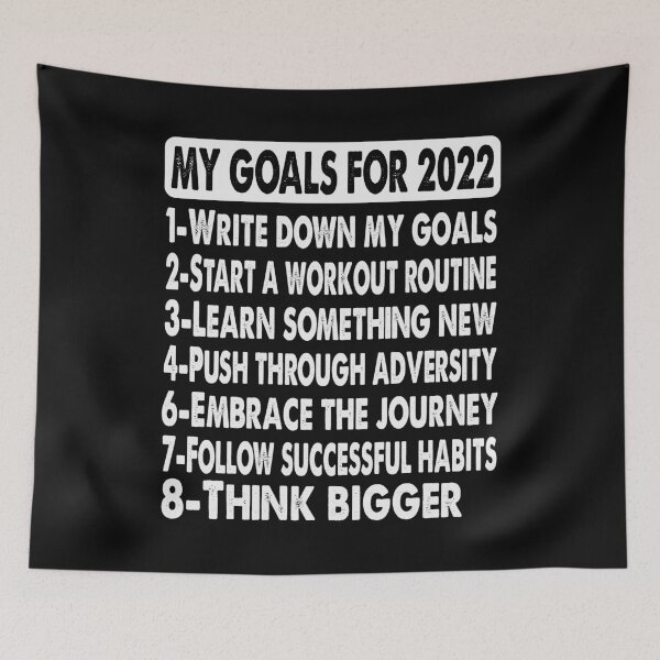 Item preview, My Perfect Goals For 2022 | Funny My 2022 Goals designed and sold by YAHIA-14.