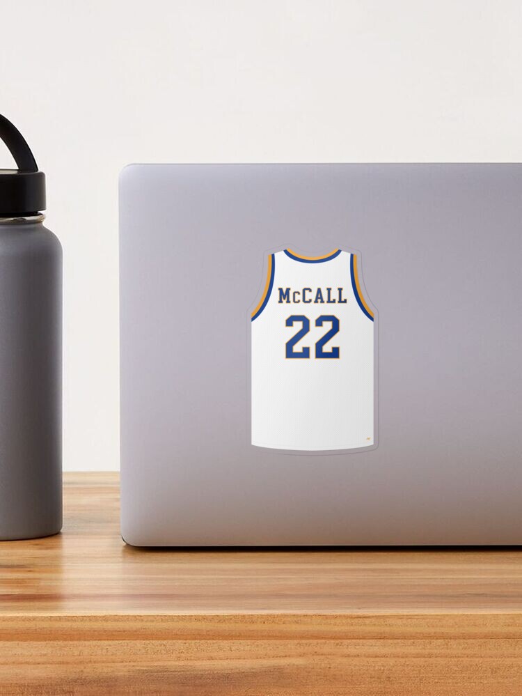 Quincy McCall Jersey Sticker for Sale by nibofc