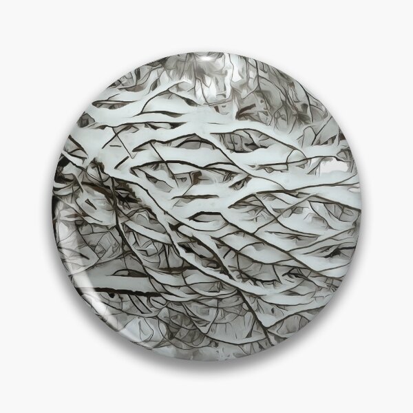 Item preview, Snow On Branches White Winter Landscape designed and sold by taiche.
