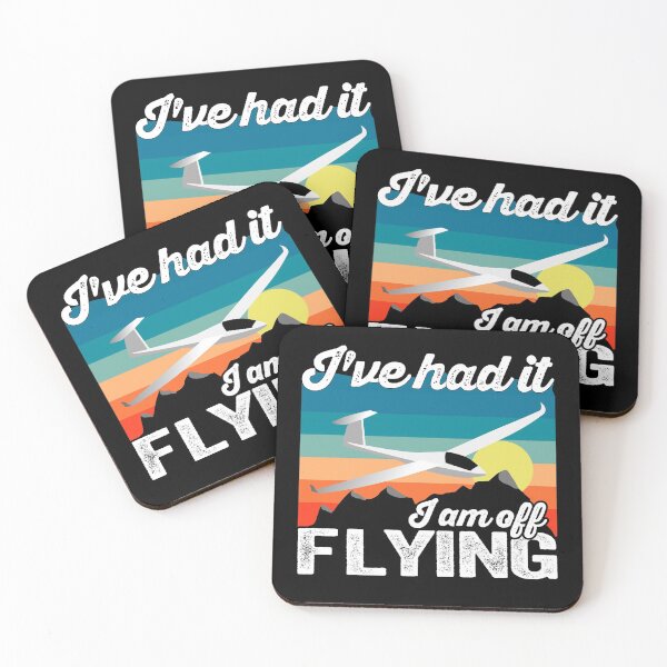 Item preview, I've had it, I'm off flying - Vintage Color Design designed and sold by FouDeeziner.
