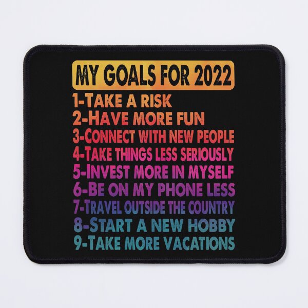 Item preview, My Perfect Goals For 2022 | Funny My 2022 Goals designed and sold by YAHIA-14.