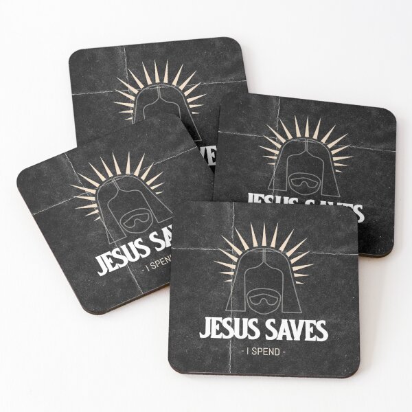 Item preview, JESUS SAVES I SPEND  designed and sold by RetroPlaceee.