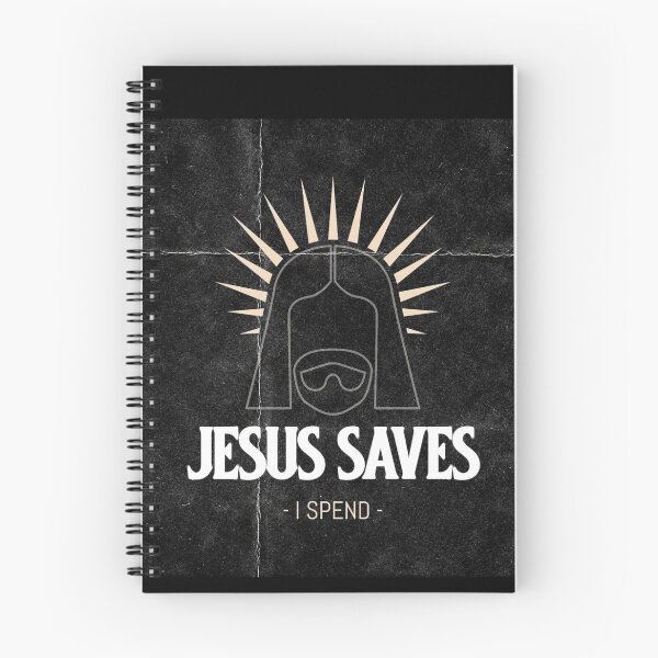 Item preview, JESUS SAVES I SPEND  designed and sold by RetroPlaceee.